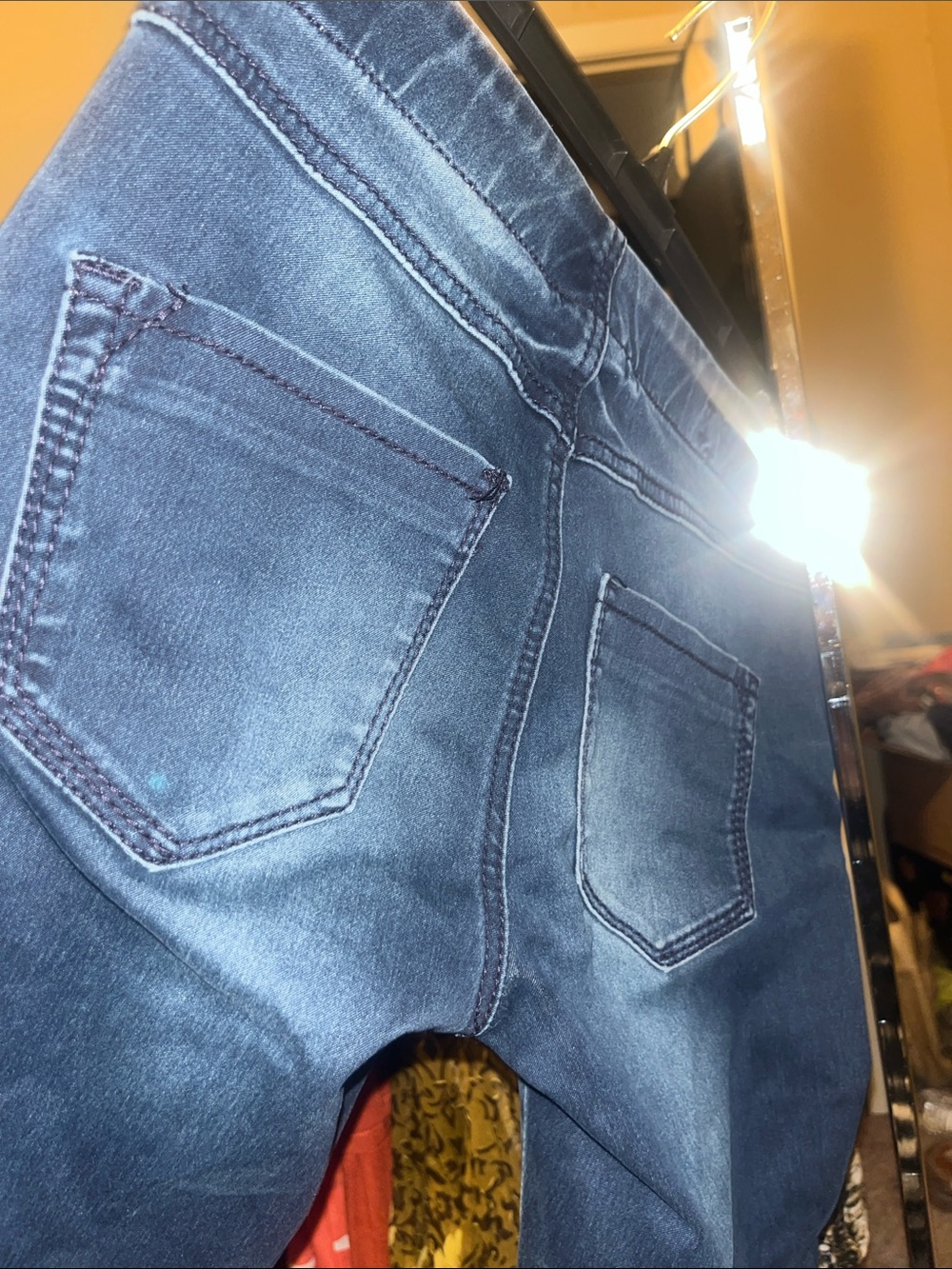 Hydraulic Women's Skinny Jeans in Dark Blue with Front Zip Accents - Picture 4 of 4